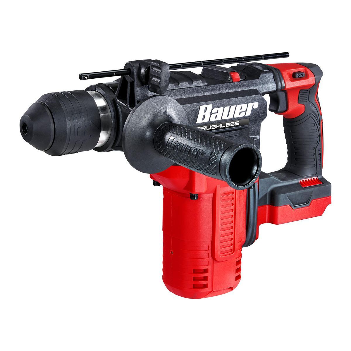BAUER 20V Brushless Cordless L-Shape 1-1/8 in. SDS-PLUS Type Rotary Hammer - Tool Only