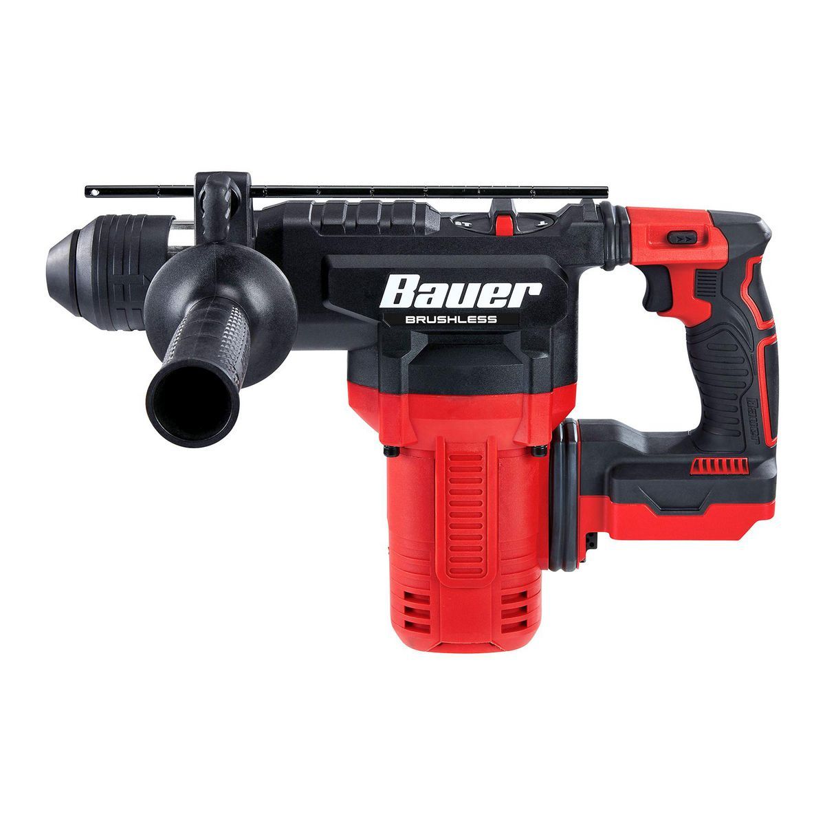 BAUER 20V Brushless Cordless L-Shape 1-1/8 in. SDS-PLUS Type Rotary Hammer - Tool Only