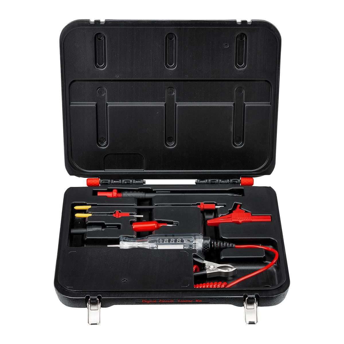ICON Professional Digital Display Circuit Light Tester with Interchangeable Shanks