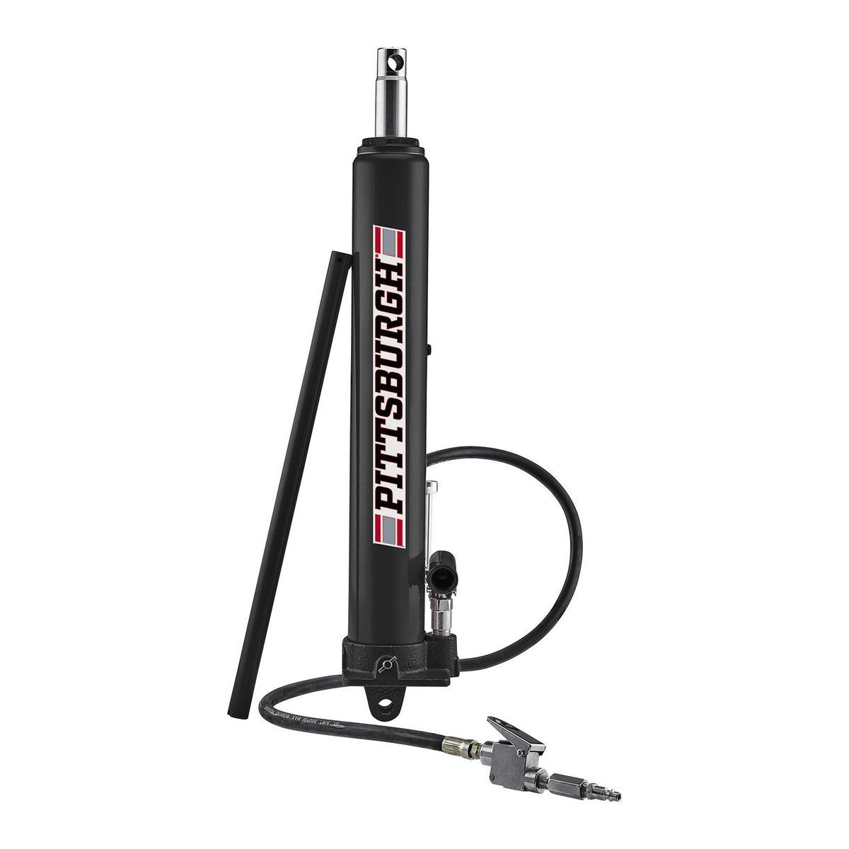 PITTSBURGH 8 Ton Super Heavy Duty Long-Ram, Round-Bottom Air/Hydraulic Jack