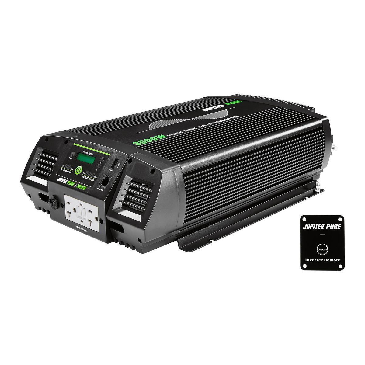 JUPITER PURE 3000 Watt Continuous/6000 Watt Peak Pure Sine Wave Power Inverter