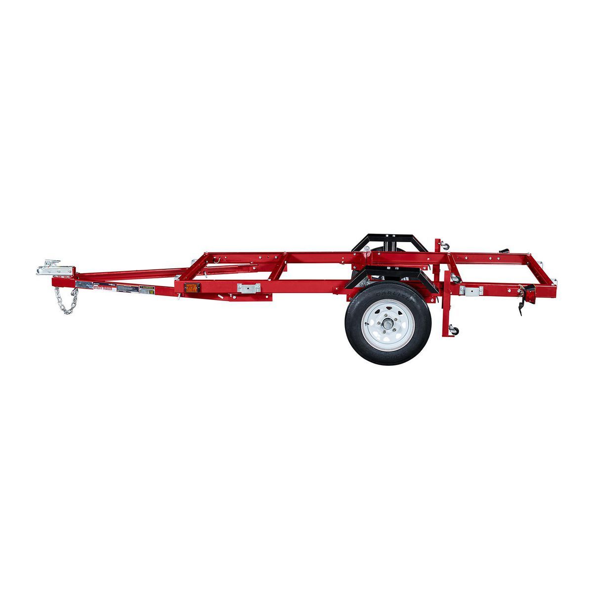 HAUL-MASTER 1720 lb. Capacity 4 ft. x 8 ft. Heavy Duty Folding Trailer