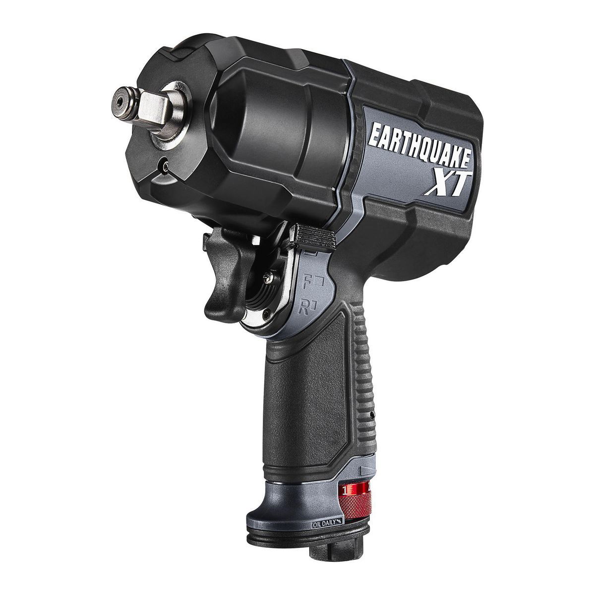 EARTHQUAKE XT 1/2 in. Composite Ultra Torque Air Impact Wrench, Twin Hammer, 1500 ft-lbs