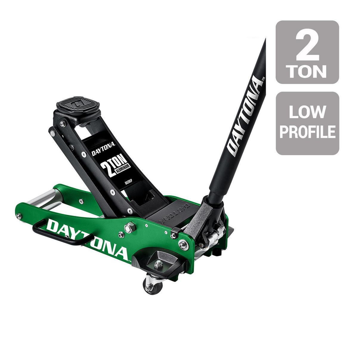 DAYTONA 2 Ton Professional Racing Series Aluminum Floor Jack with RAPID PUMP