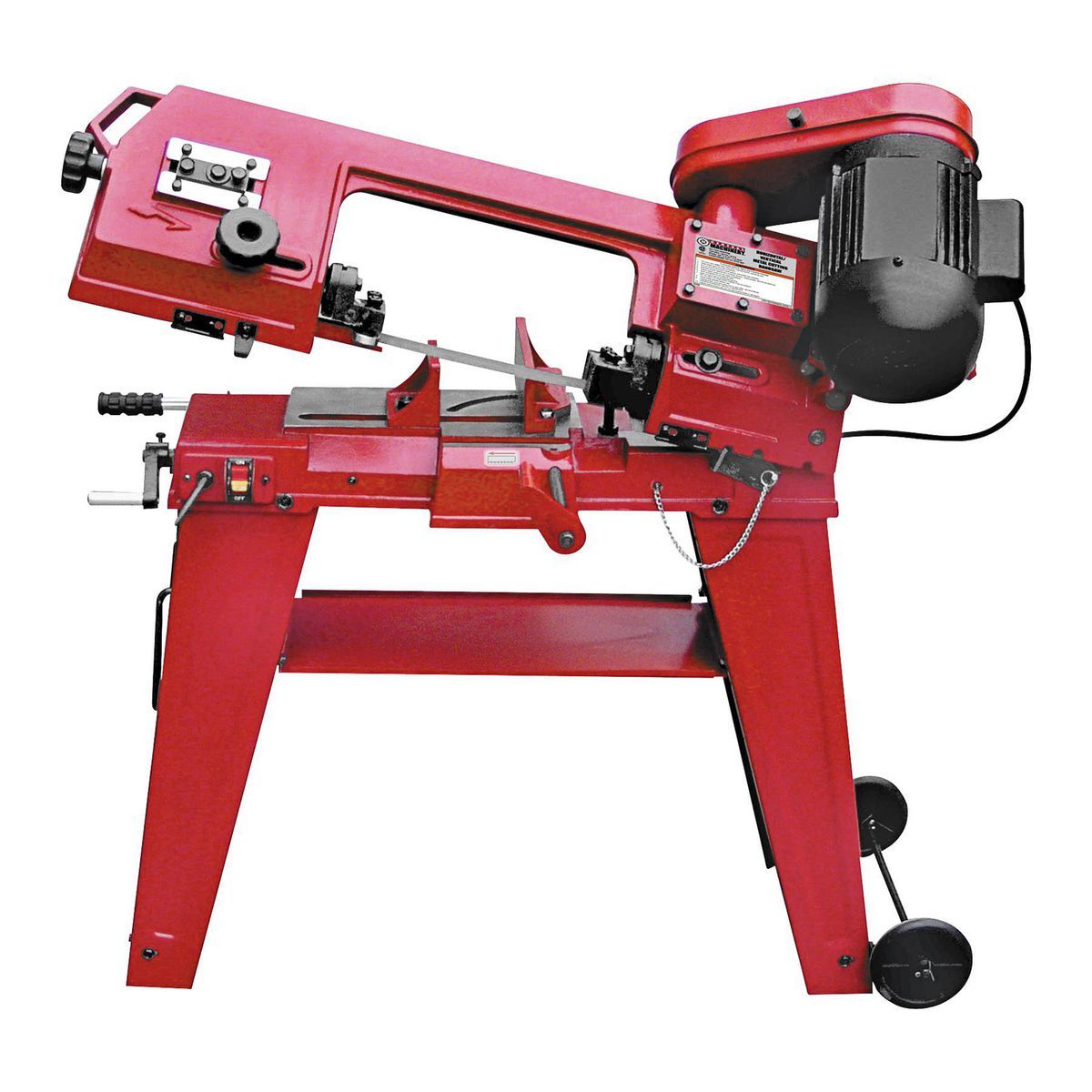 CENTRAL MACHINERY 1 HP 4 in. x 6 in. Horizontal/Vertical Metal Cutting Band Saw