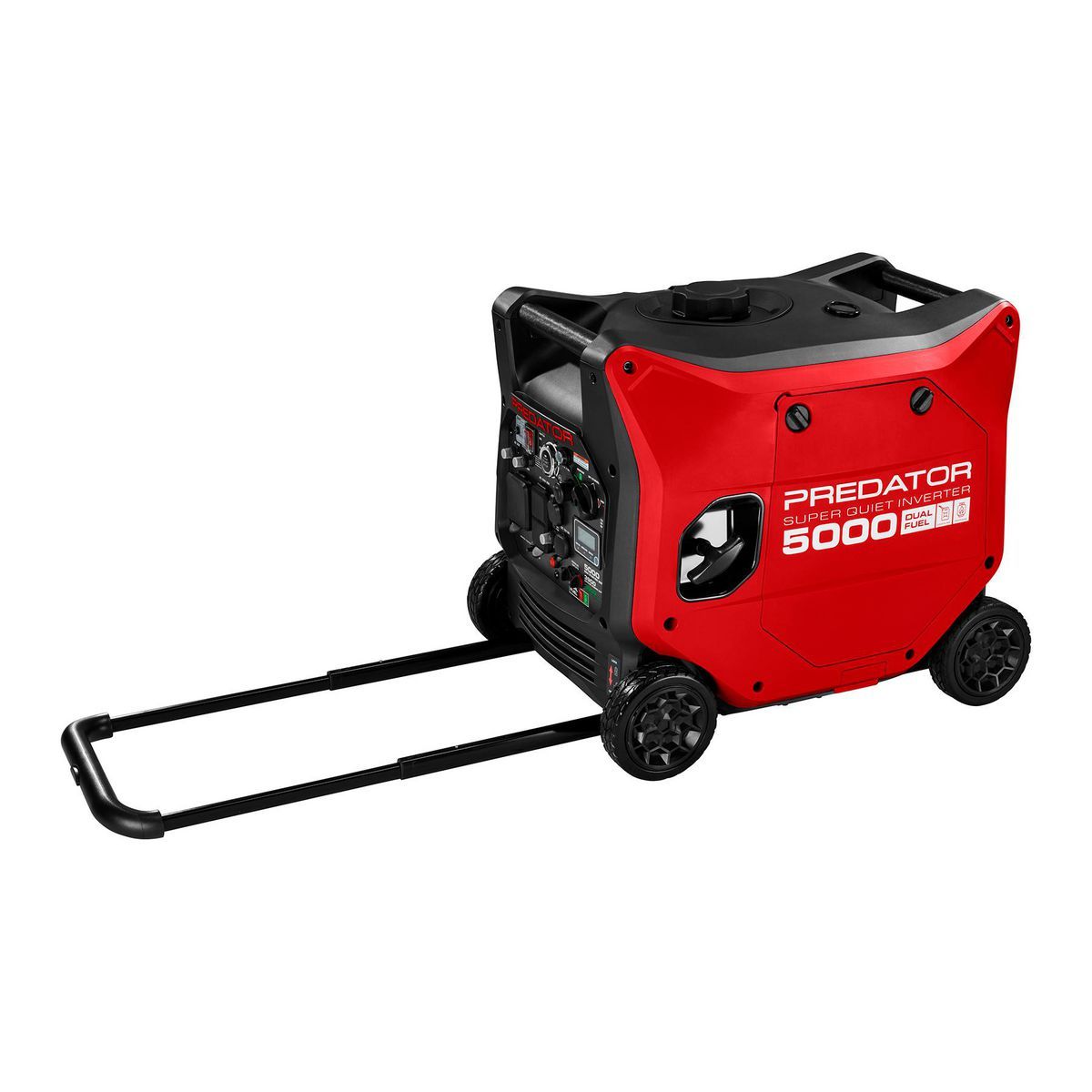 PREDATOR 5000 Watt Dual-Fuel SUPER QUIET Inverter Generator with Remote Start and CO SECURE Technology, EPA