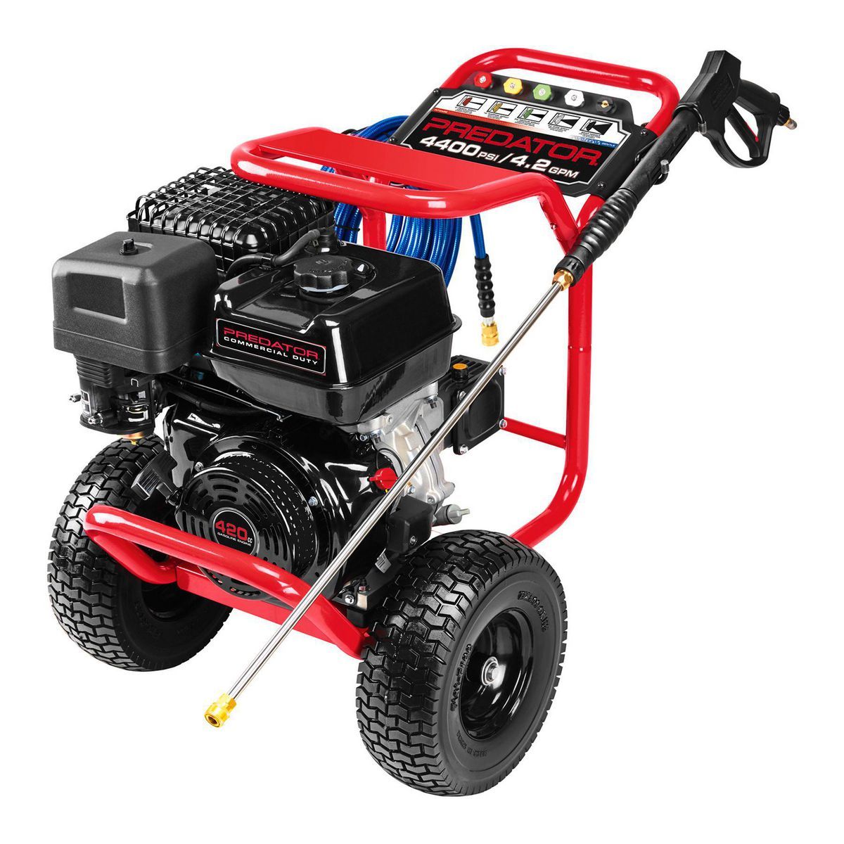 PREDATOR 4400 PSI, 4.2 GPM, 13 HP (420cc) Commercial-Duty Pressure Washer, EPA