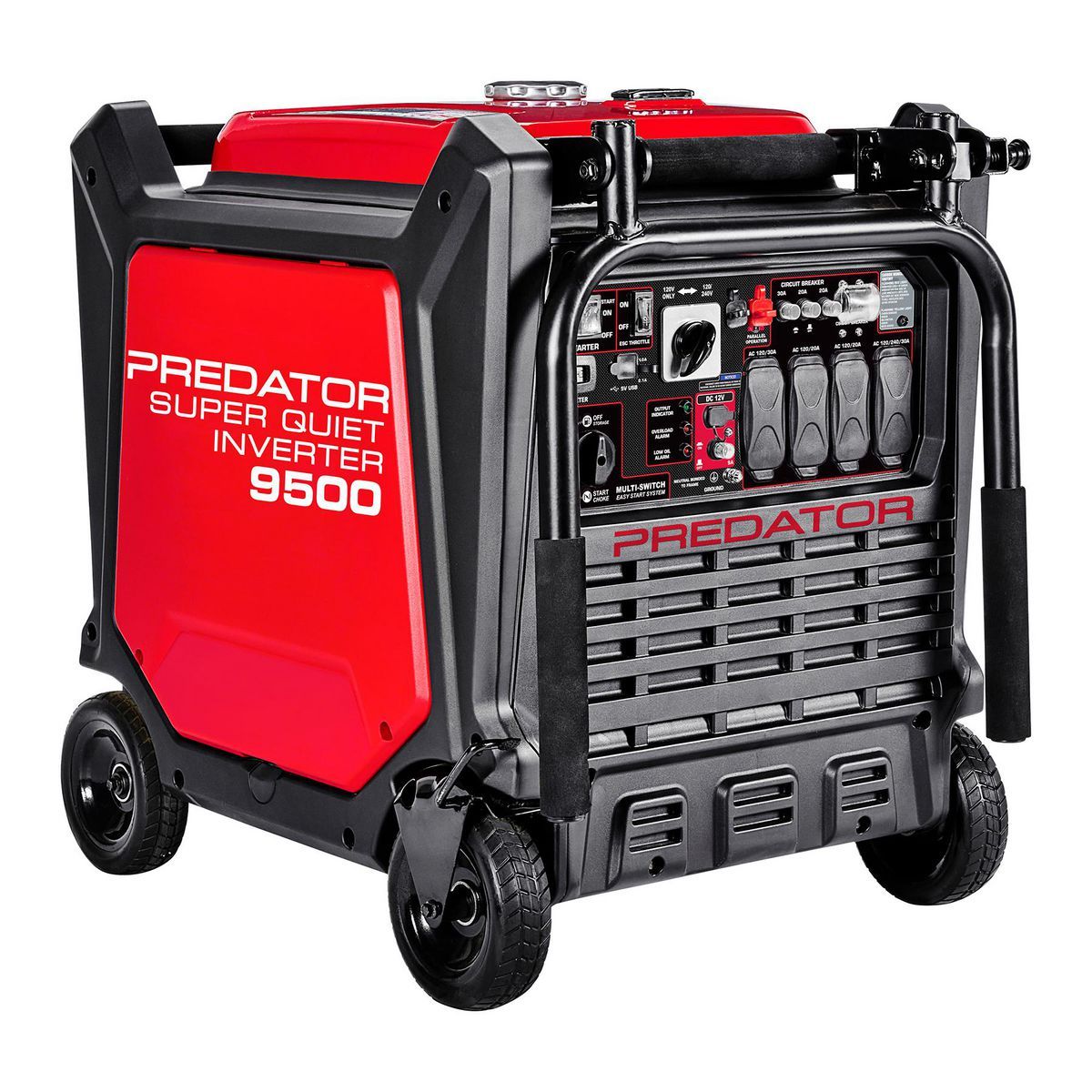 PREDATOR 9500 Watt SUPER QUIET Inverter Generator with CO SECURE Technology, EPA