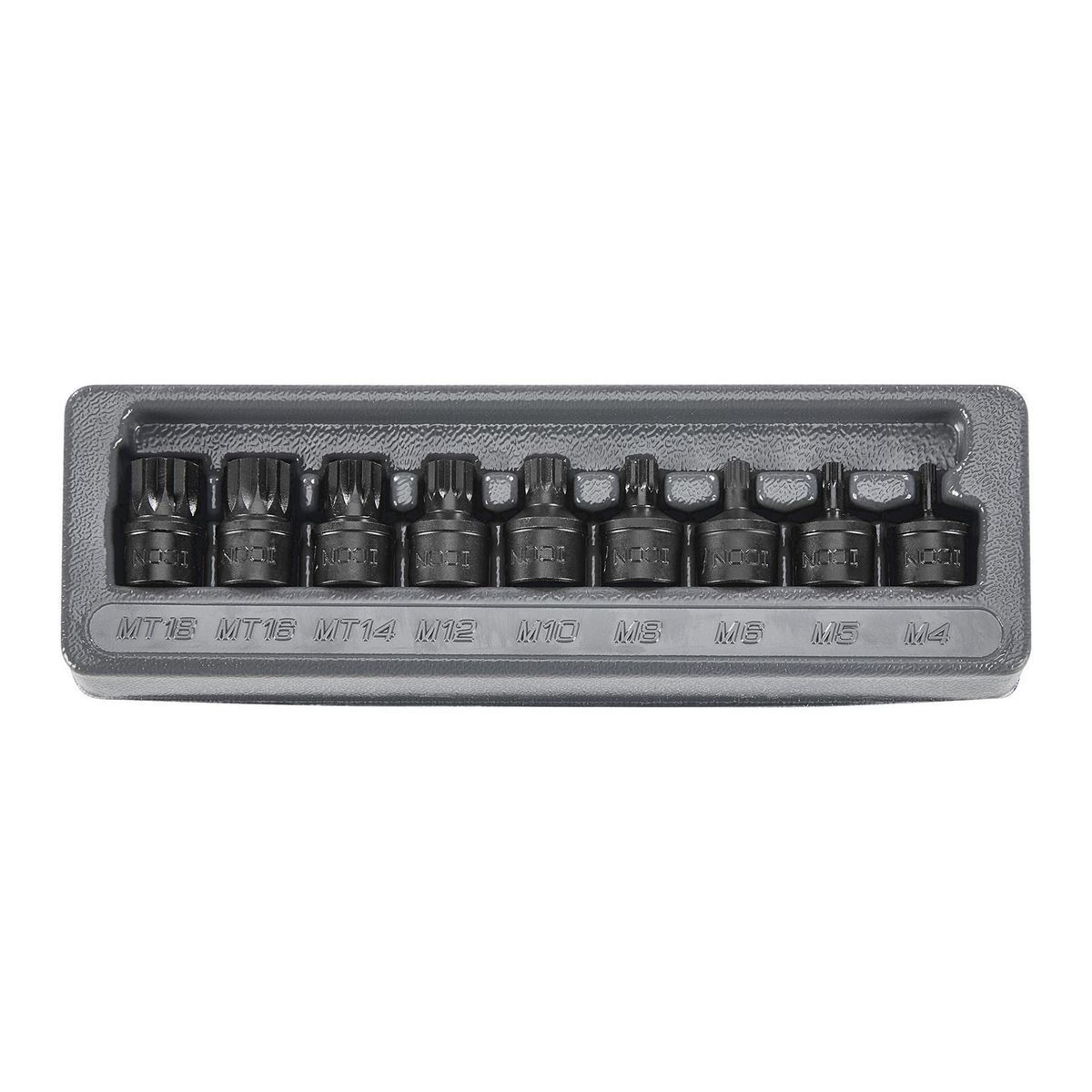 ICON 3/8 in. Drive Professional Triple-Square Impact Bit Socket Set, 9-Piece