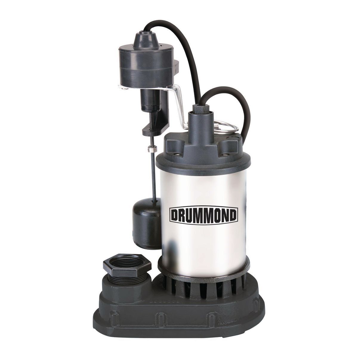 DRUMMOND 1 HP Submersible Sump Pump with Heavy Duty Vertical Float Switch, 6000 GPH