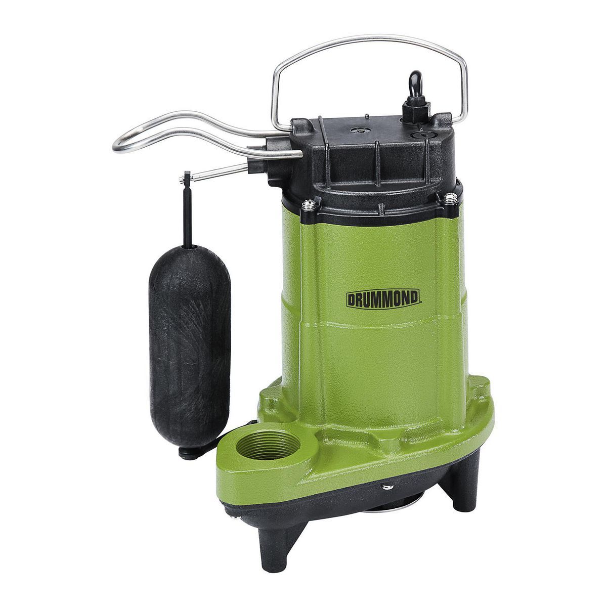 DRUMMOND 1/2 HP Submersible Sump-Effluent Pump with Vertical Float Switch 4400 GPH