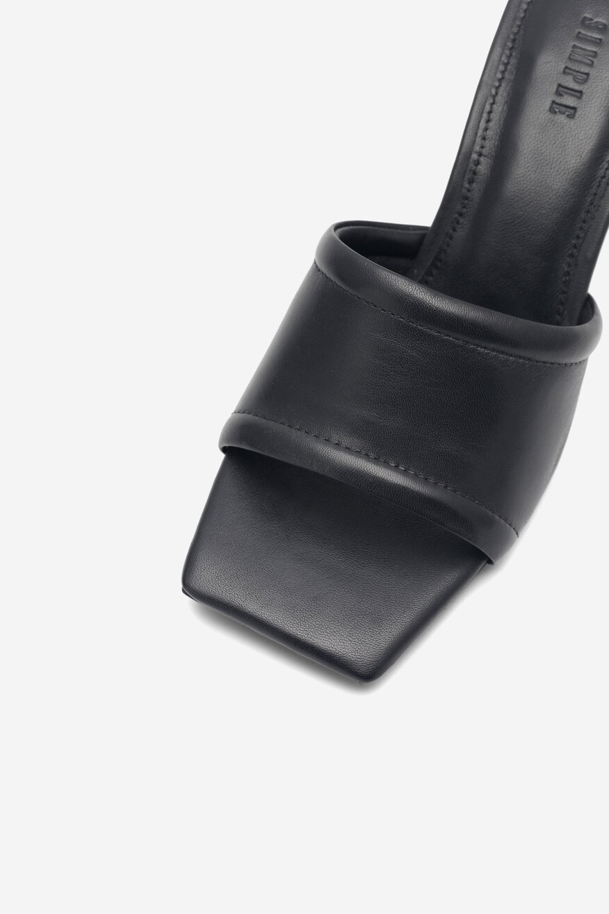 Klapki SIMPLE 107032 Czarny