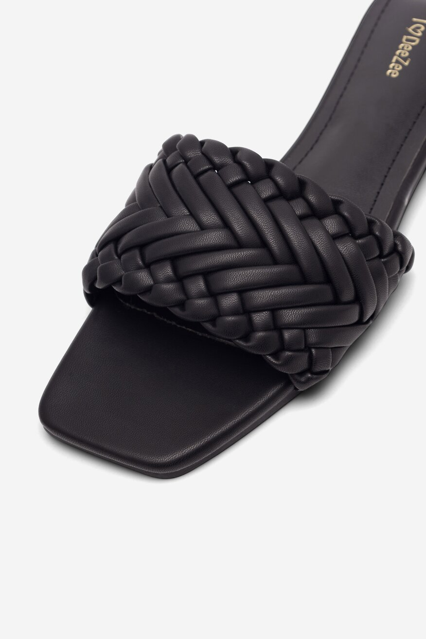 Klapki DeeZee DON'T STOP ME KL-E82022-19 Czarny