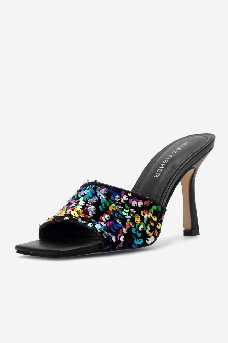 Klapki MARC FISHER F-DANRIA3 BLK01 Czarny