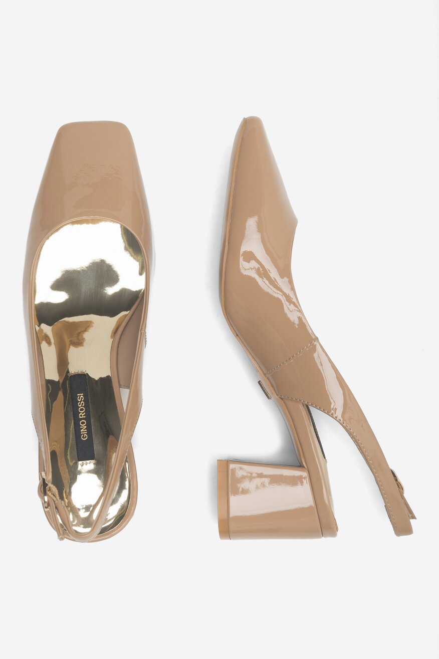 Czółenka Gino Rossi ULIVA-V1197-06 Beżowy