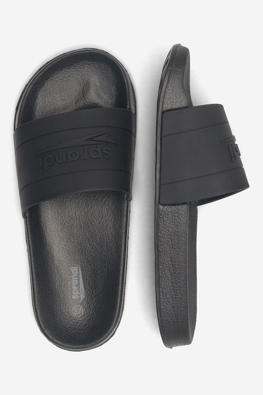 Klapki basenowe Sprandi WATERCRUMB WO-865695 Czarny