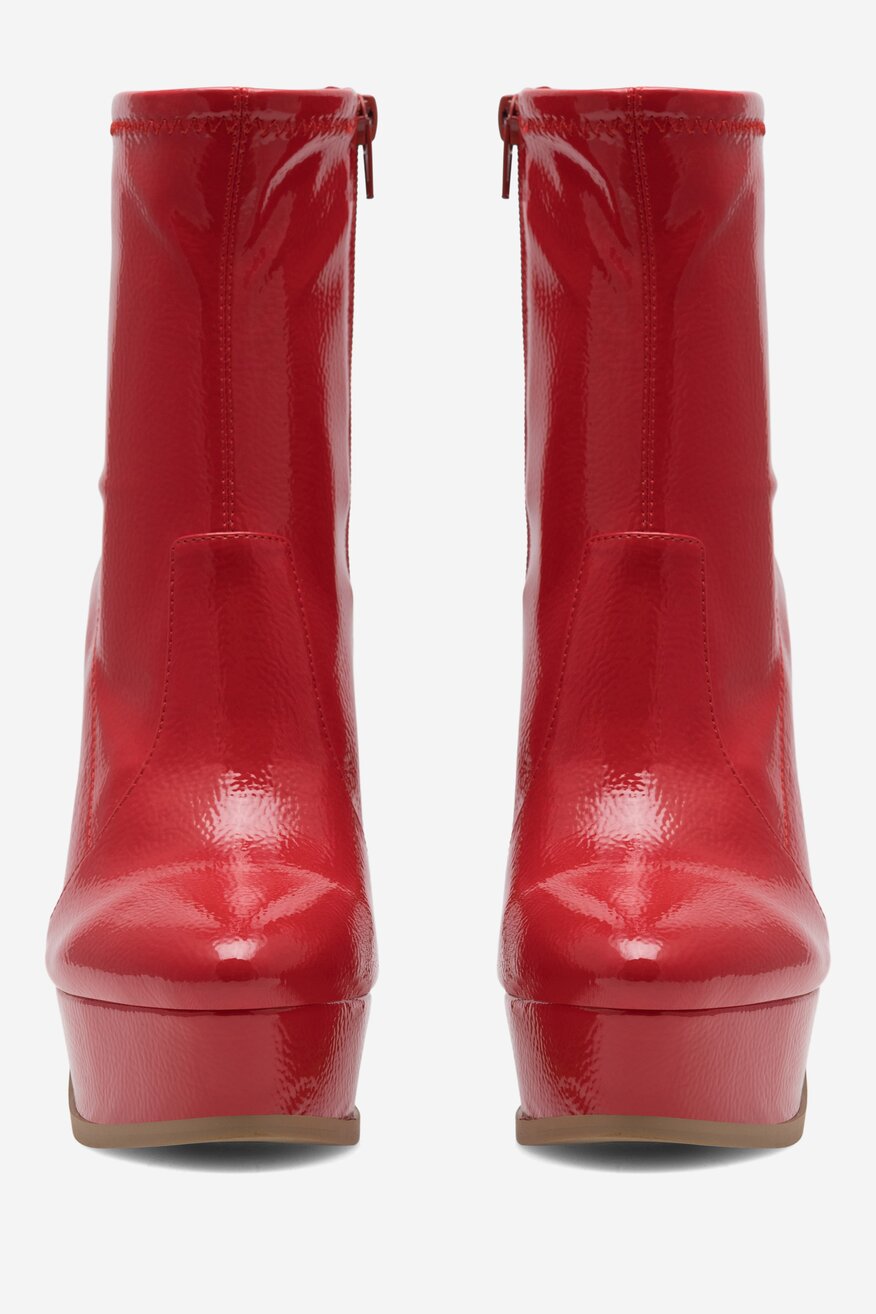 Botki NINE WEST SIDRA SJ1450-1 Czerwony