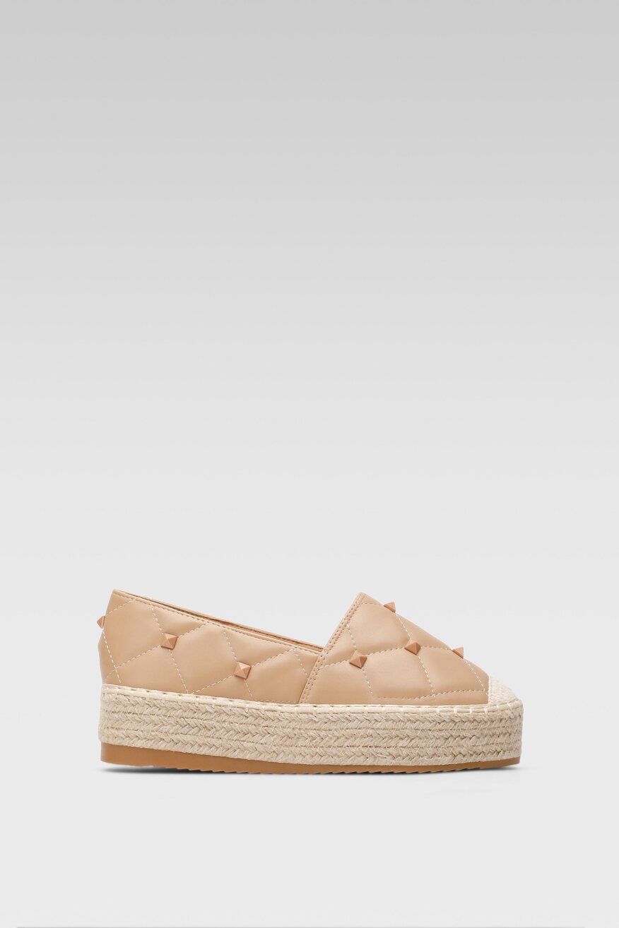 Espadryle DeeZee HIGH SUN WS020610-01 Beżowy