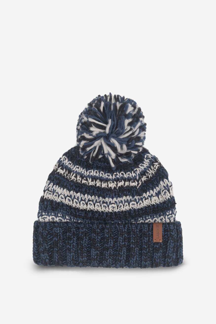 Czapka męska Lasocki 2M3-003-AW23 Niebieski