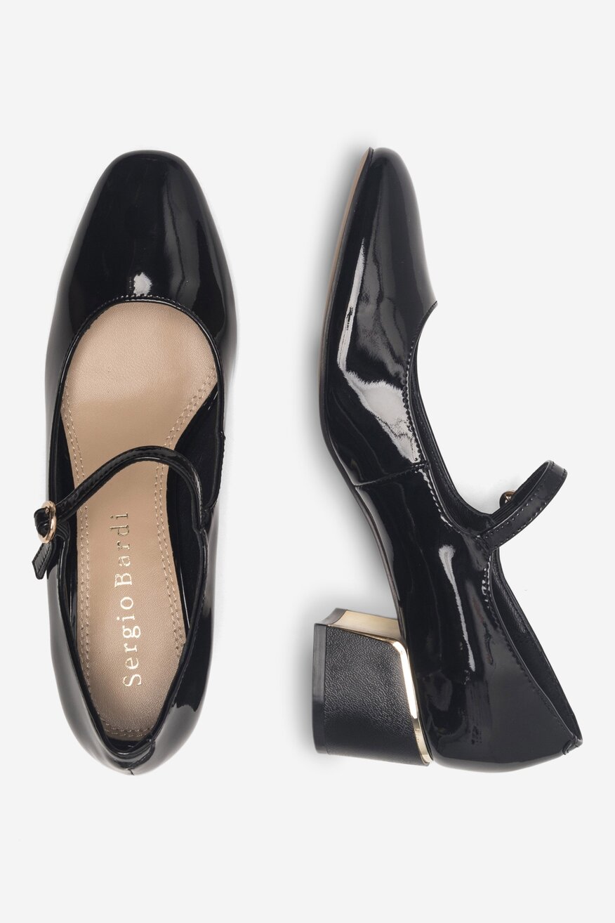 Czółenka Sergio Bardi WYL3139-2Z-SB Czarny