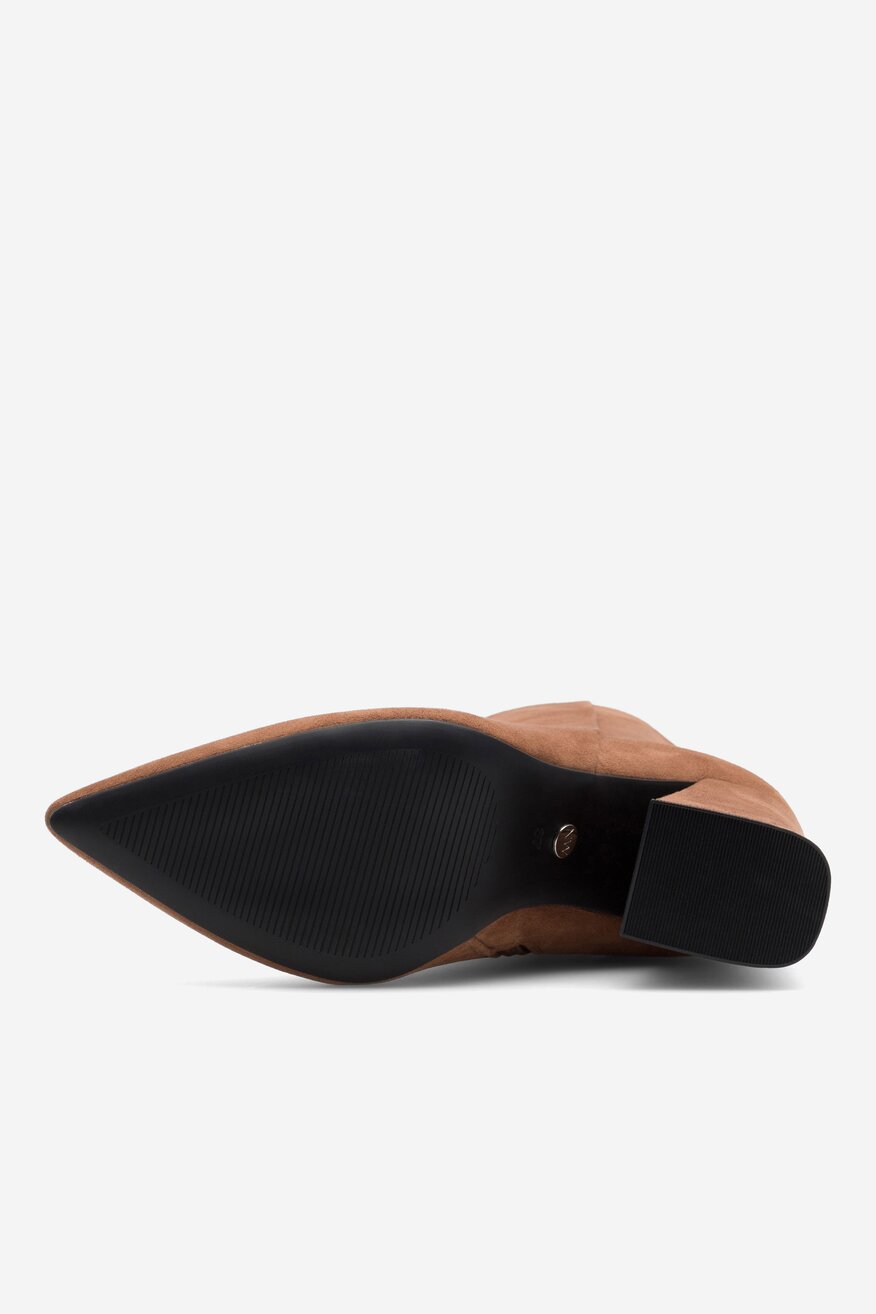 Botki NINE WEST SATI 13196A Brązowy