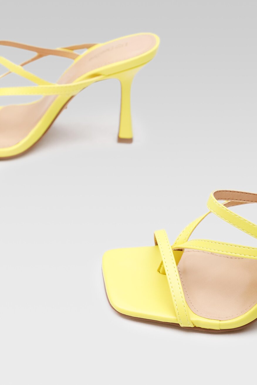 Klapki DeeZee LS5687-01 Żółty