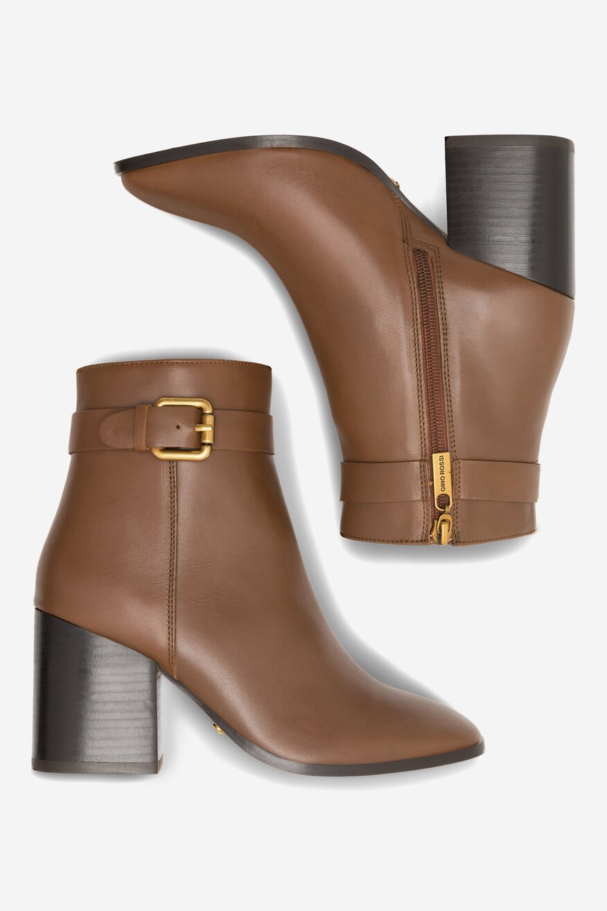 Botki Gino Rossi MATERA-36733 Brązowy