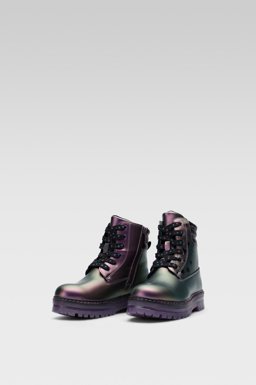 Kozaki Frozen CM-AW22-115DFR Fioletowy