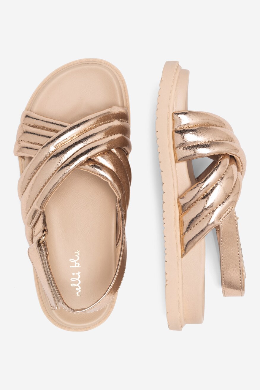 Sandały Nelli Blu CS5562-08 Złoty