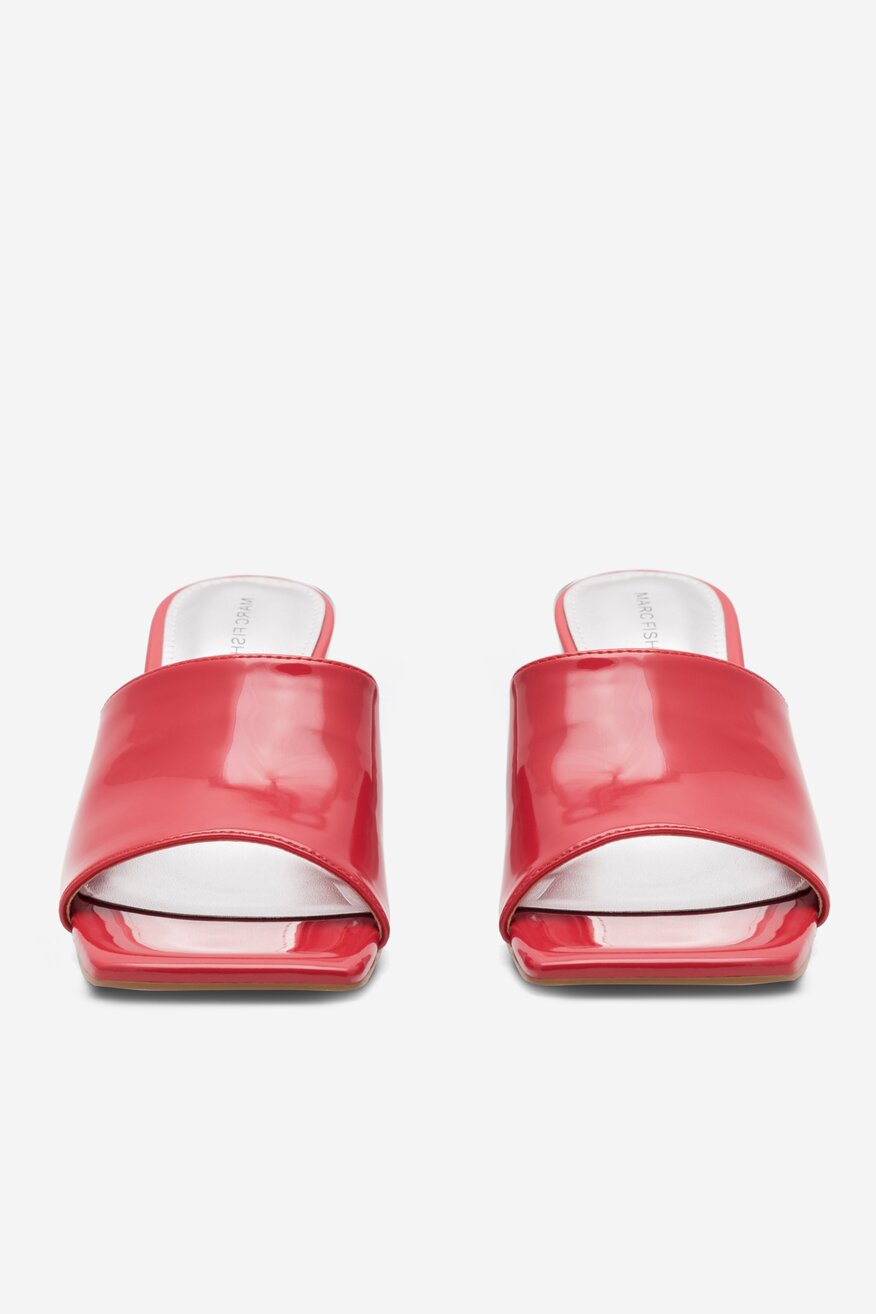 Klapki MARC FISHER F-ROLLO MRE01 Czerwony