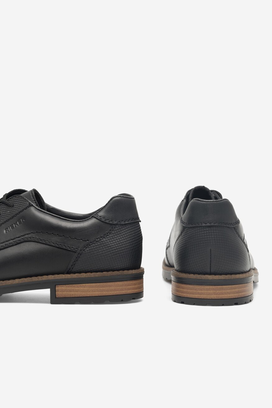 Półbuty Rieker 14603-00 Czarny