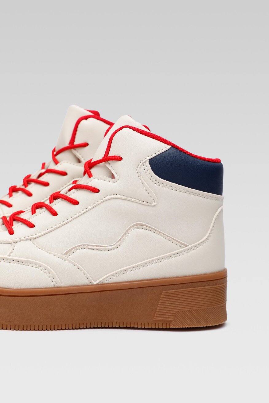 Półbuty Nylon Red WAG1152105A-02 Czerwony