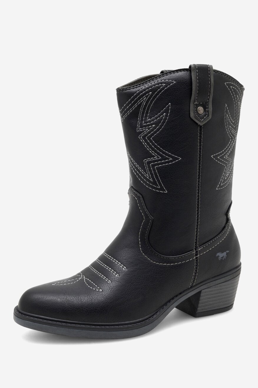 Kozaki Mustang 1478-503 Czarny