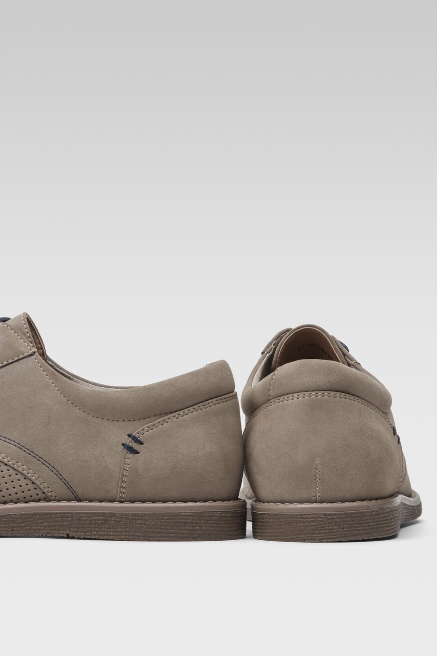 Półbuty Lanetti MYL8486-1 Szary jasny