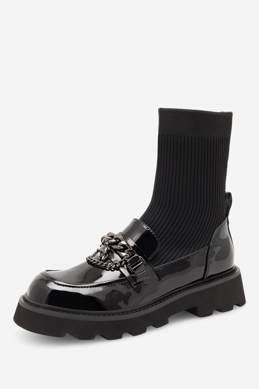 Botki EVA MINGE BACAU-V1063-119-1 Czarny