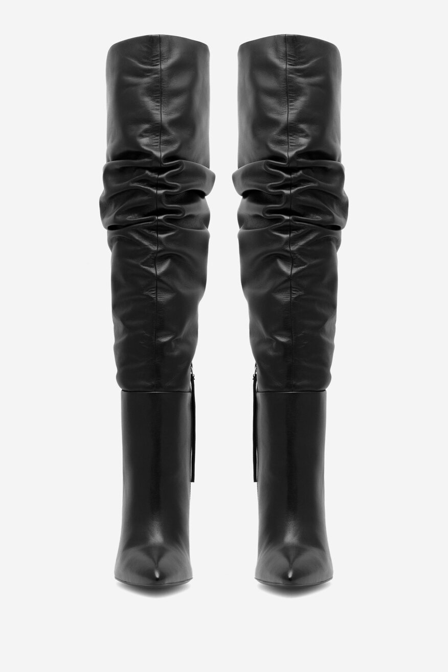 Kozaki EVA MINGE MURCJA-110471 Czarny