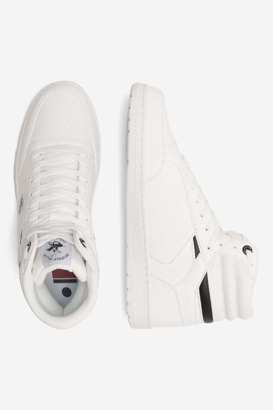 Sneakers Beverly Hills Polo Club PUFF-01 Biały