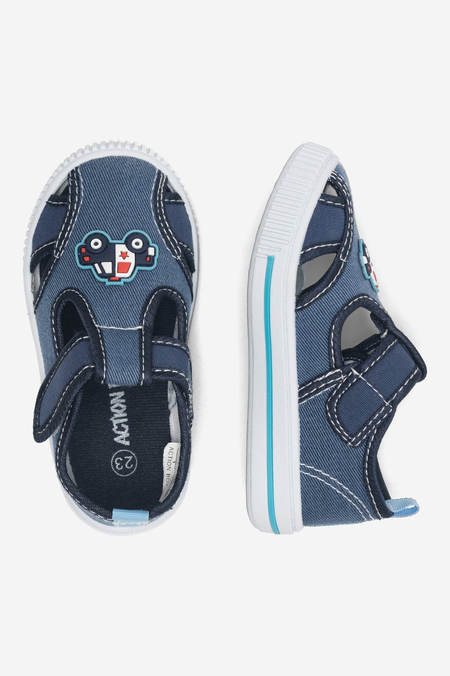 Kapcie Action Boy CF2457-5 Jeansowy