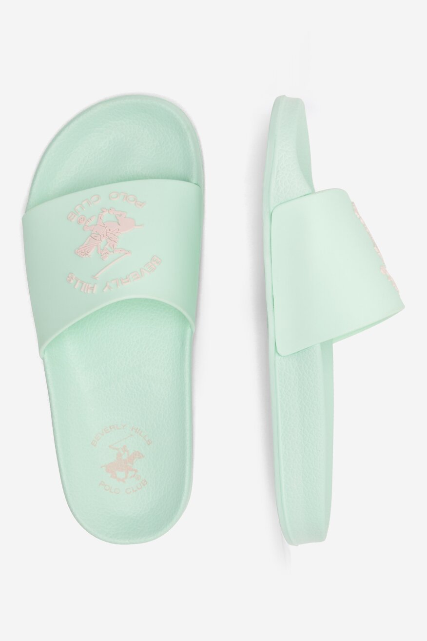 Klapki basenowe Beverly Hills Polo Club WP-CA23052-1C Zielony