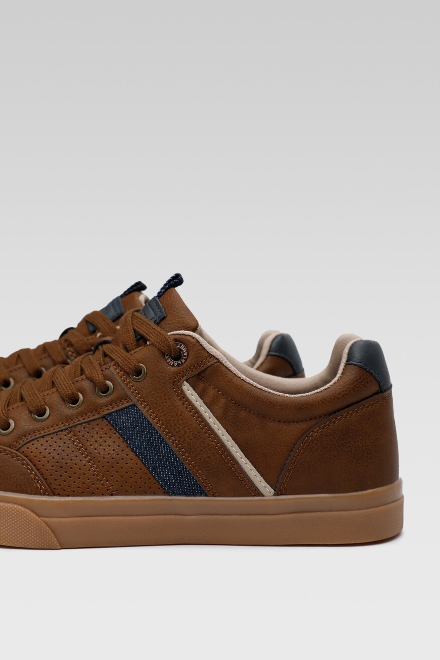 Półbuty Lanetti MP07-11609-01 Brązowy