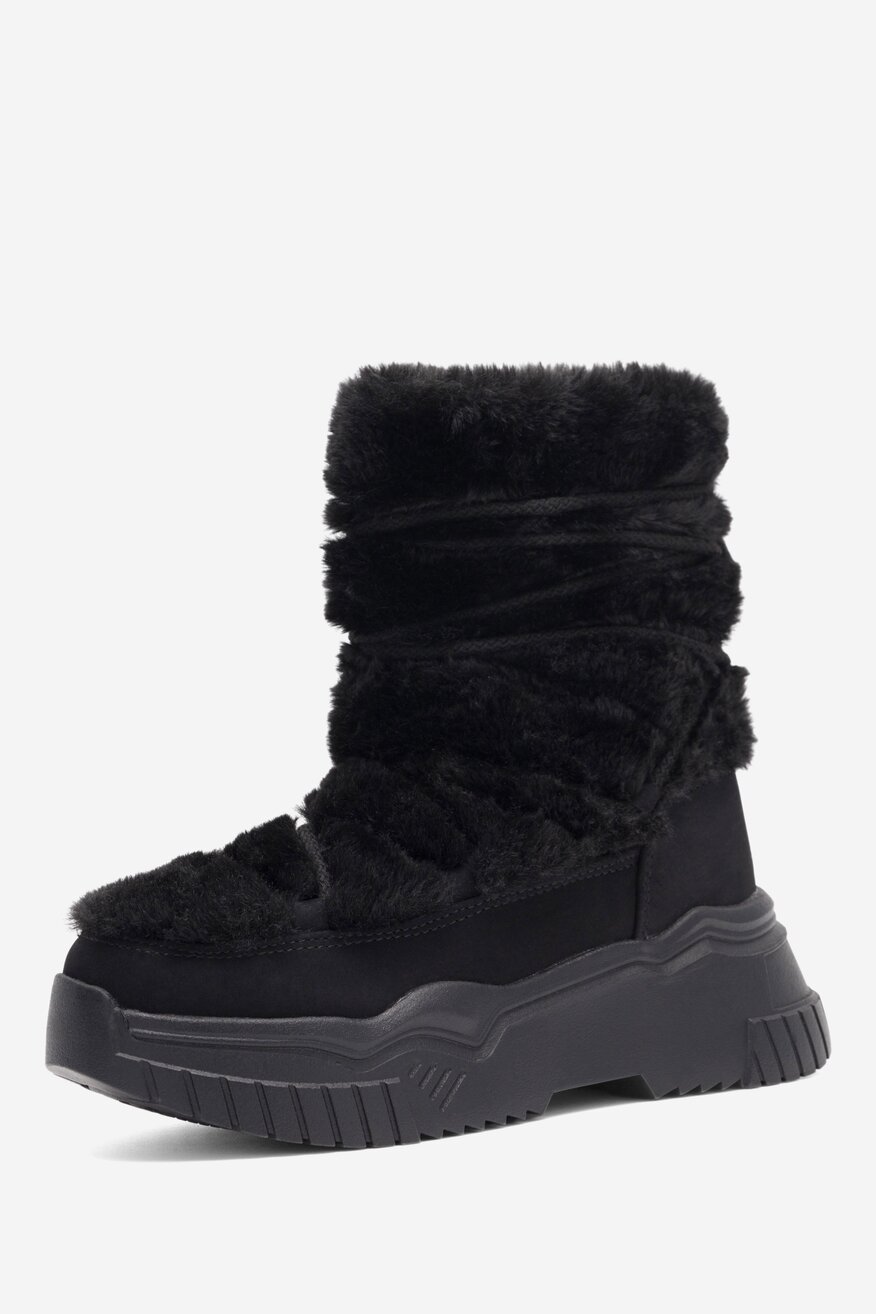 Botki DeeZee NELA WS6009-01 Czarny