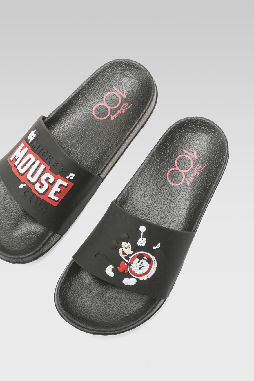 Klapki basenowe DISNEY 100 SS23-101DSTC-B Czarny