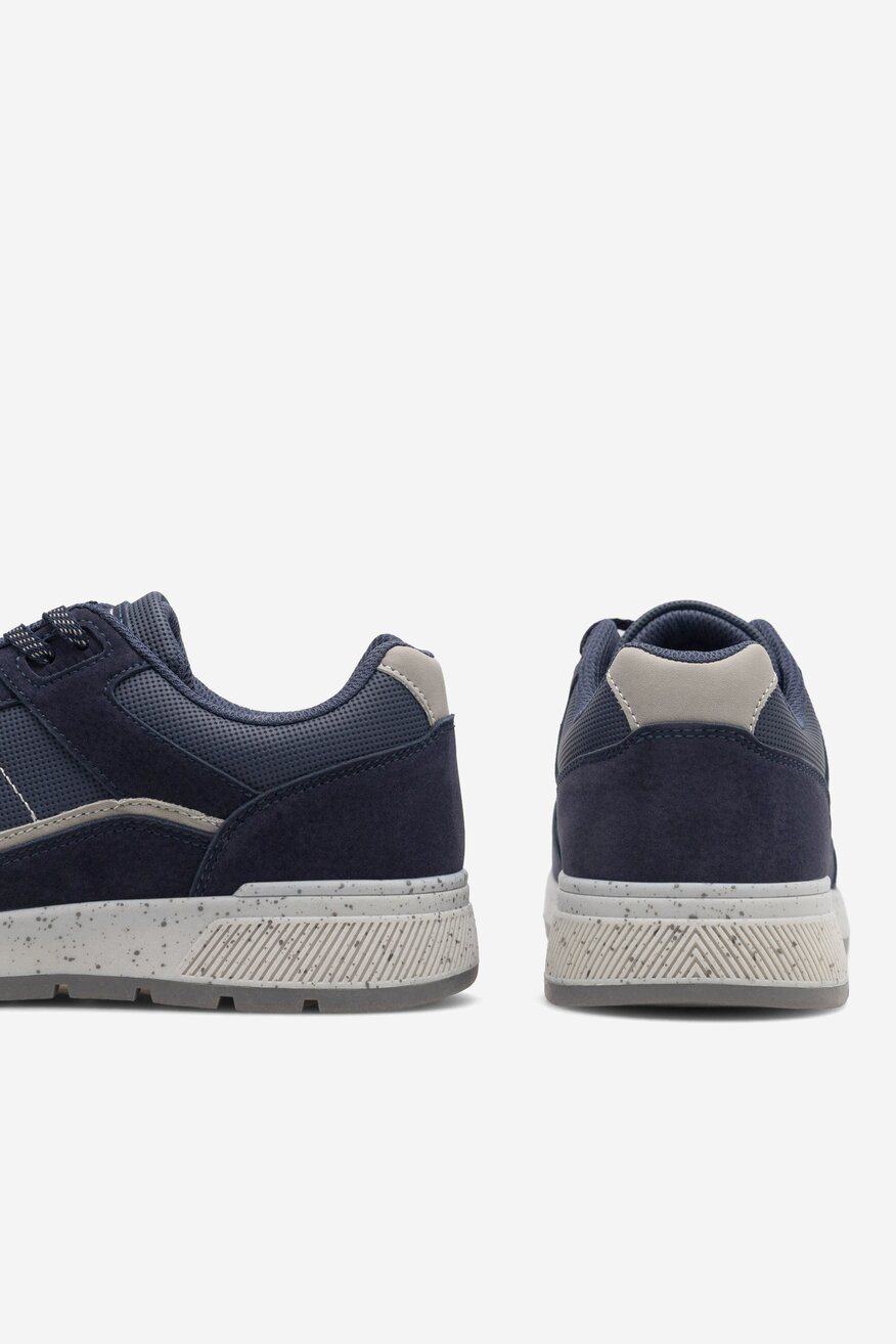 Półbuty Lanetti MP07-01543-05B Granatowy