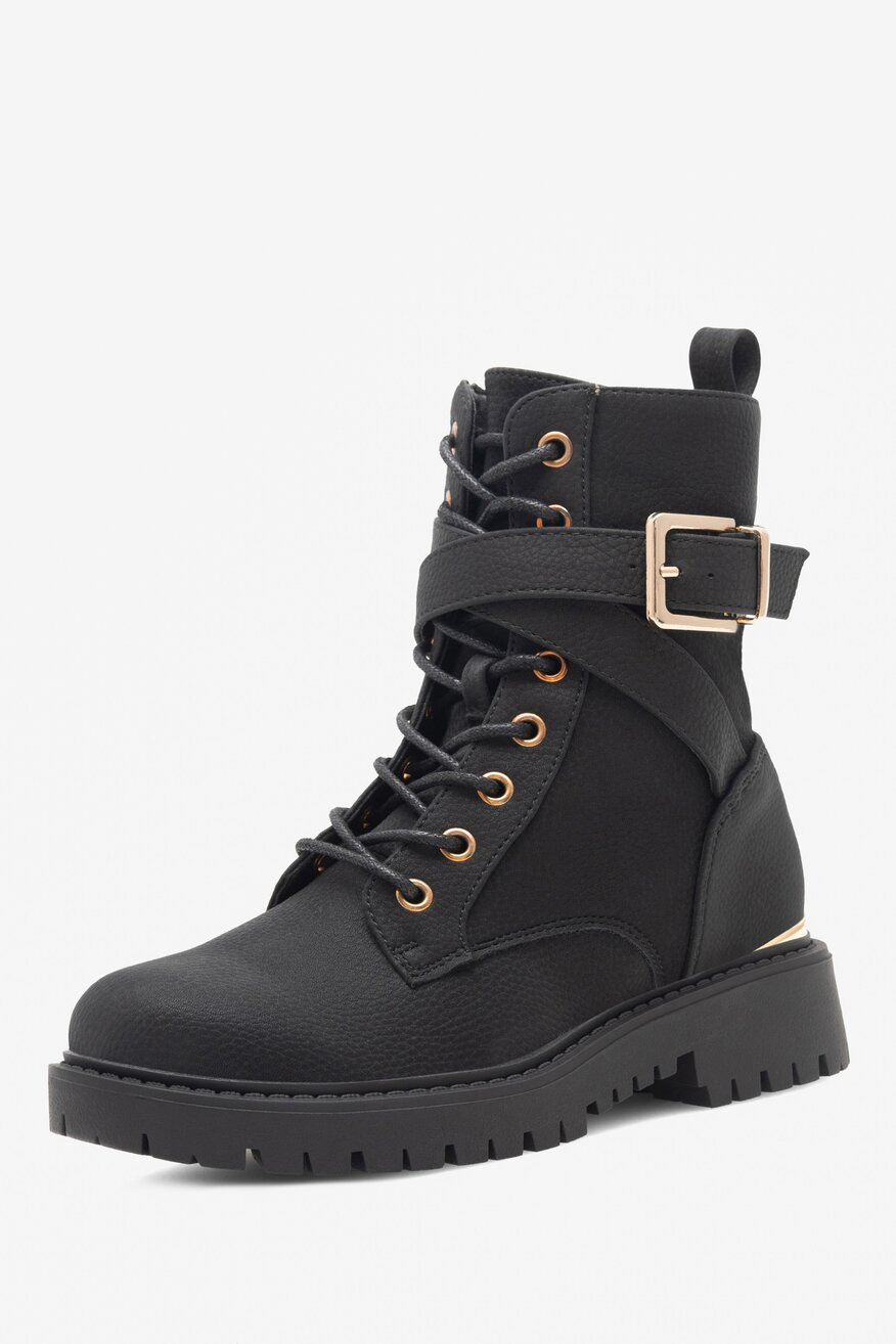 Trzewiki DeeZee HERMIA H58022-1A Czarny