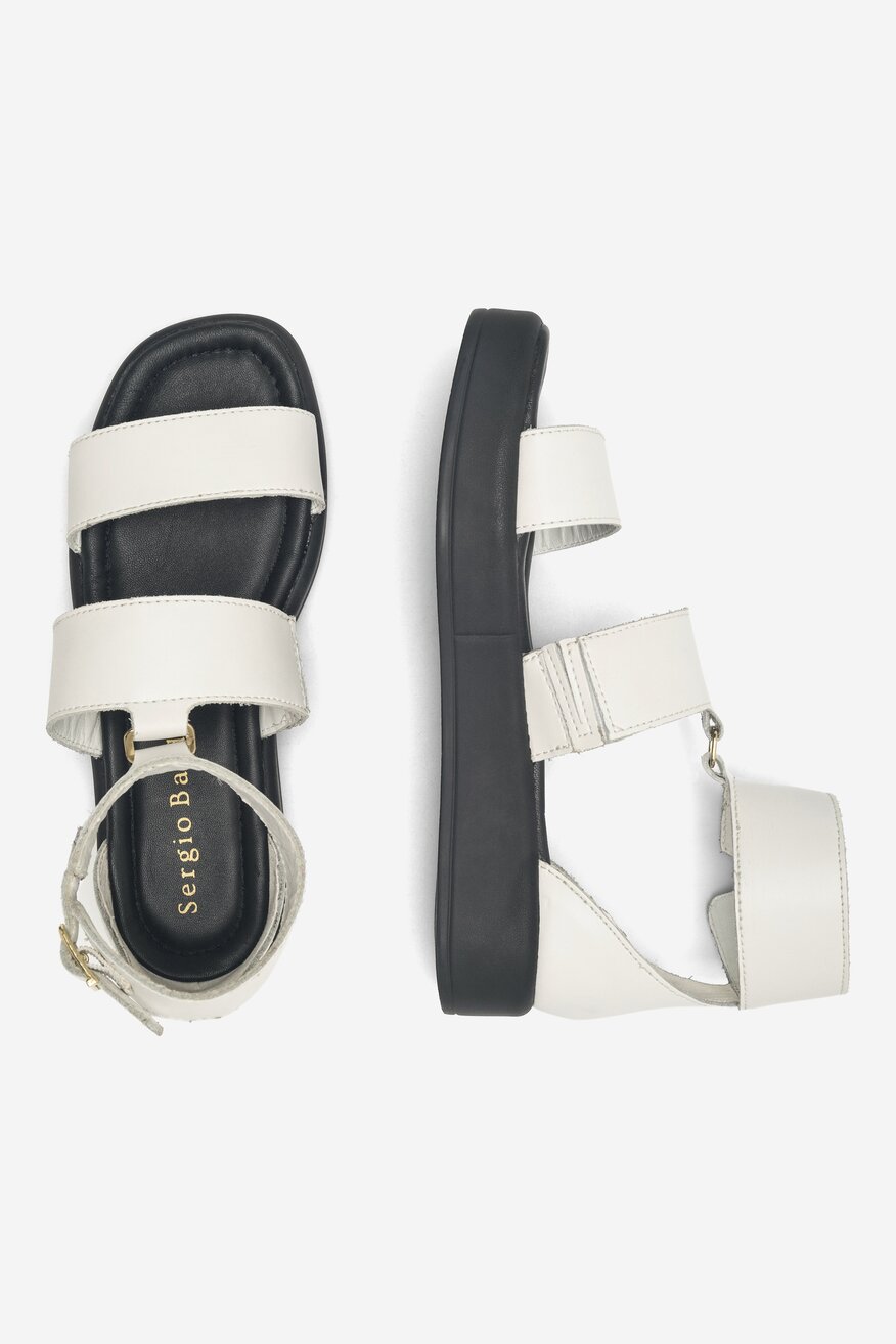 Sandały Sergio Bardi ARC-B1036-01SB Biały