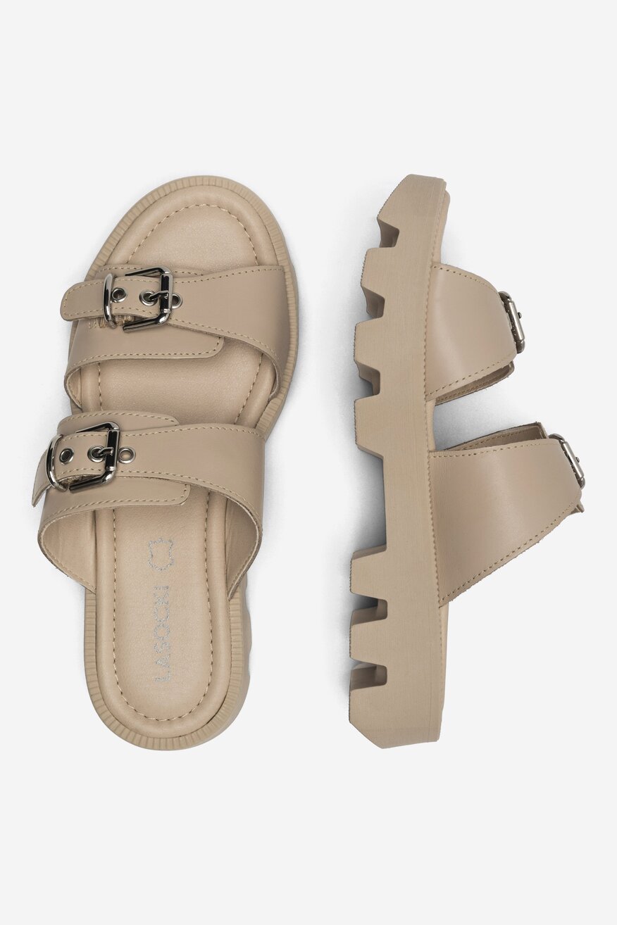 Klapki Lasocki BARI ARC-HANKA-01 Beżowy