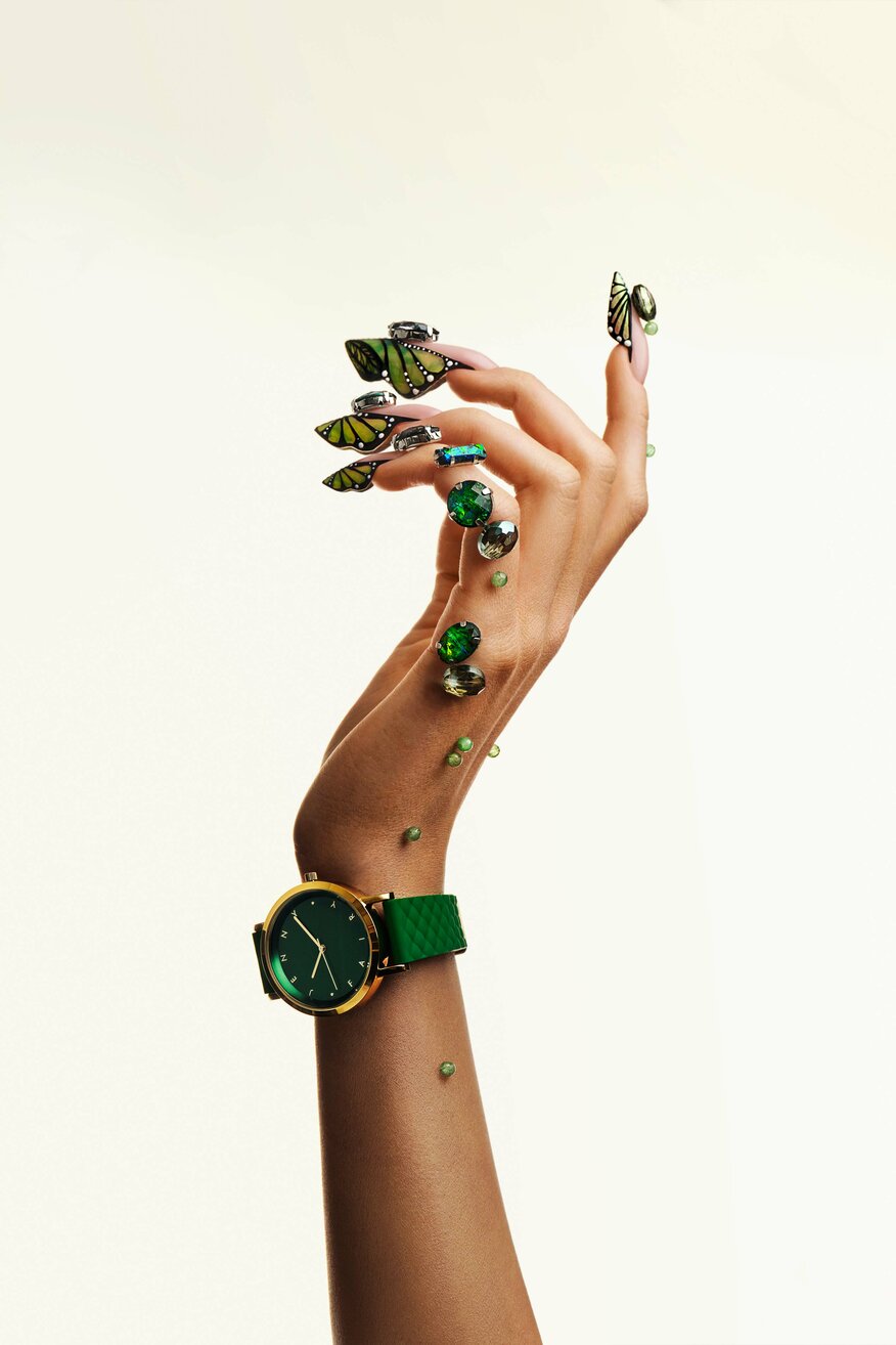 Zegarek Jenny Fairy JF WOMEN WATCH 01048820 Zielony