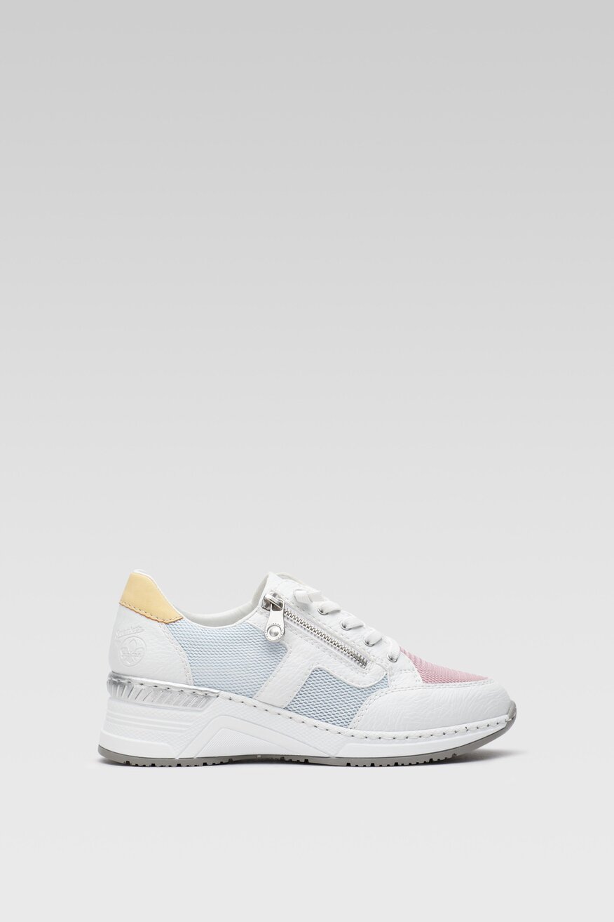 Półbuty Rieker N4359-90 Biały