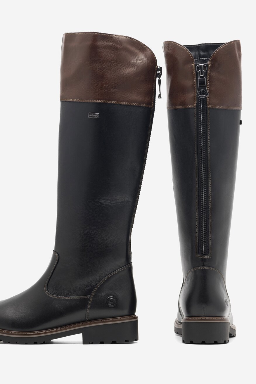 Kozaki Remonte R6581-02 Czarny