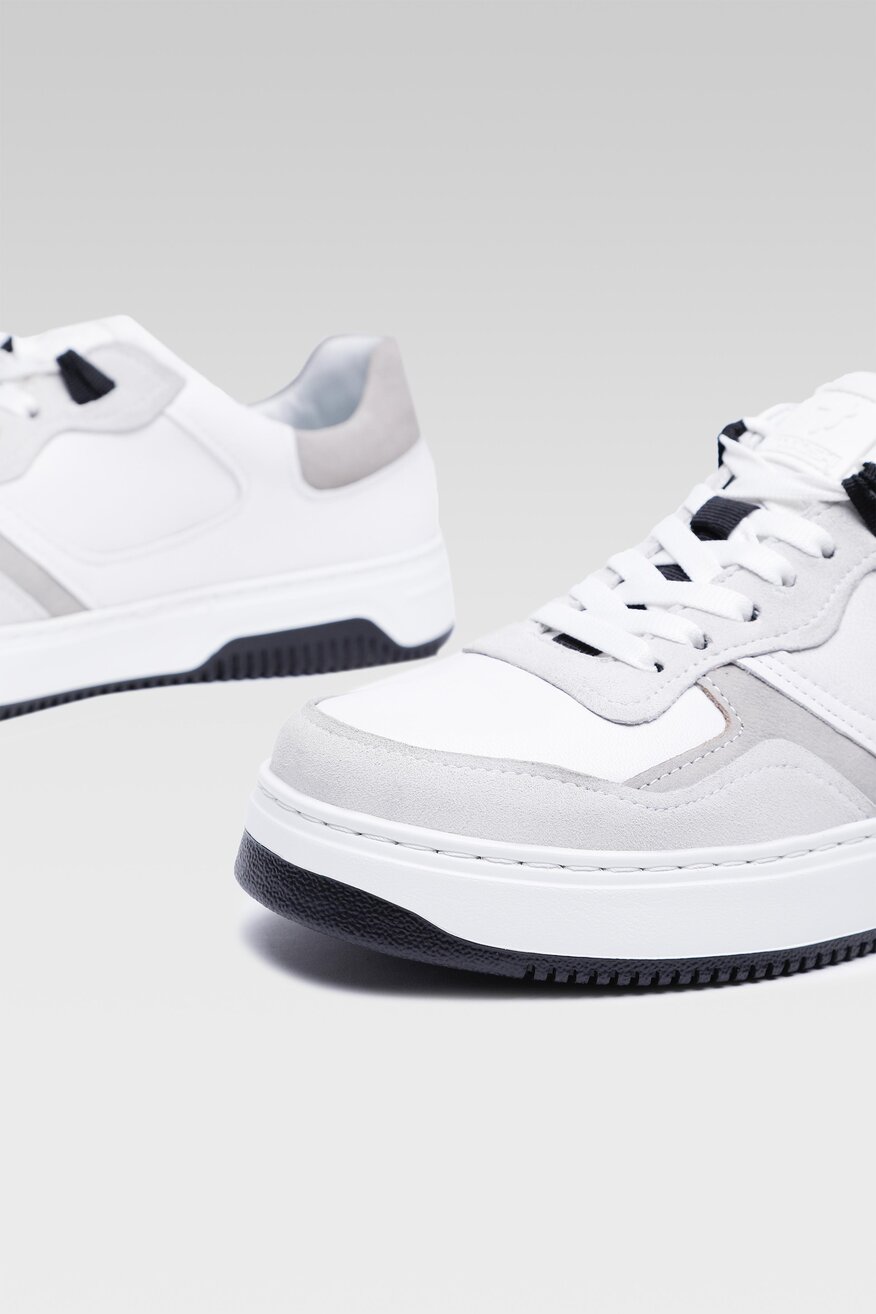 Półbuty Togoshi MI08-BUXTON-07 Biały